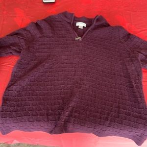 CJ Banks Zip neck sweater